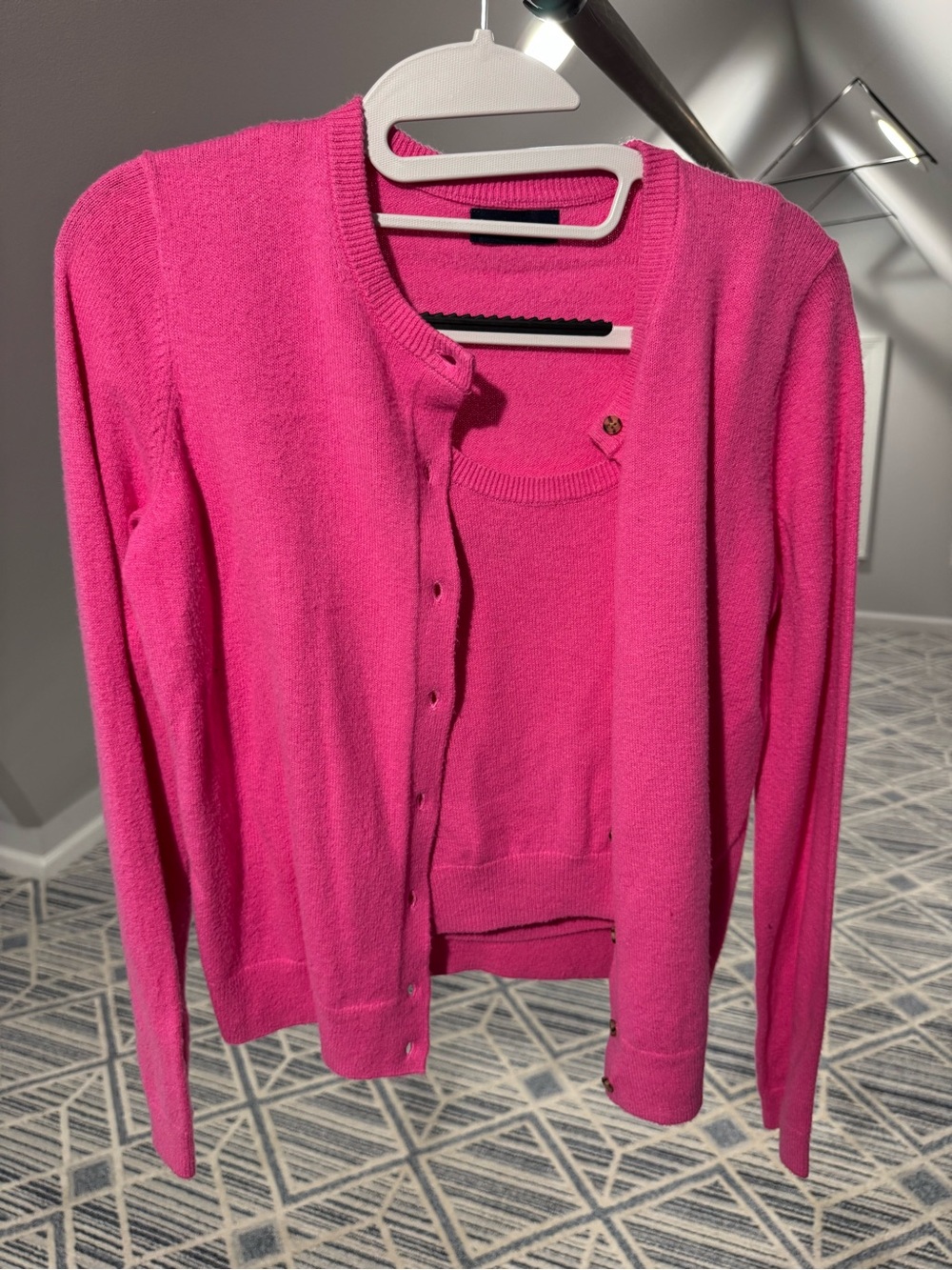 GAP Women’s sweater cardigan and tank top set